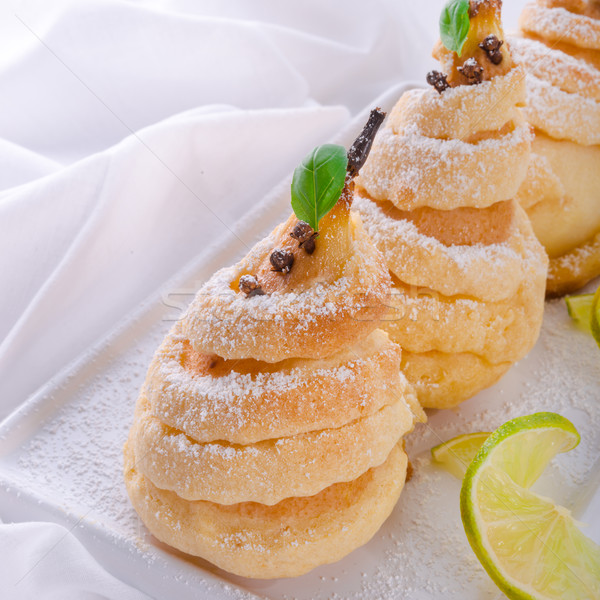 Poire alimentaire maison fruits fond [[stock_photo]] © Dar1930