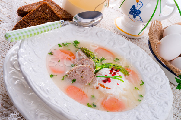 polish white borscht Stock photo © Dar1930