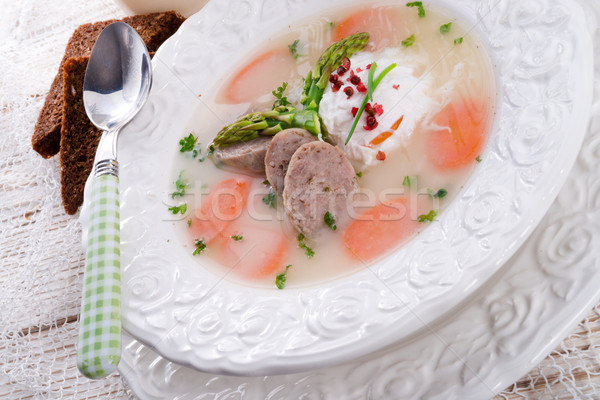 polish white borscht Stock photo © Dar1930