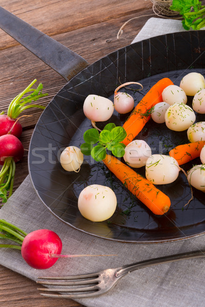 tasty roasted radishes Stock photo © Dar1930