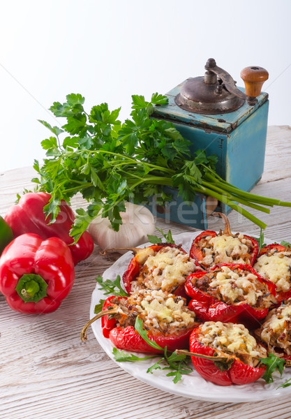 paprika with rice fullly Stock photo © Dar1930