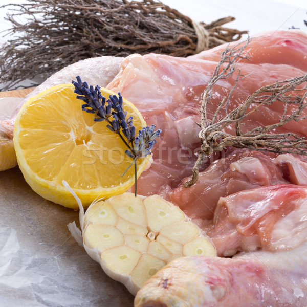 Trimming Chicken Stock photo © Dar1930