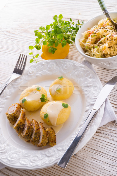 Silesian dumplings Stock photo © Dar1930