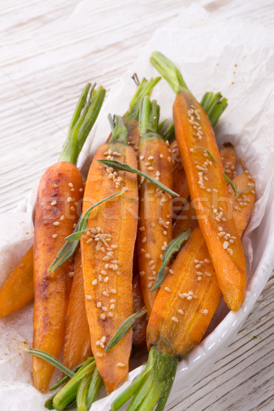 Caramelized carrots Stock photo © Dar1930