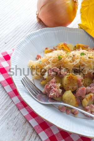 sauerkraut dumplings Stock photo © Dar1930
