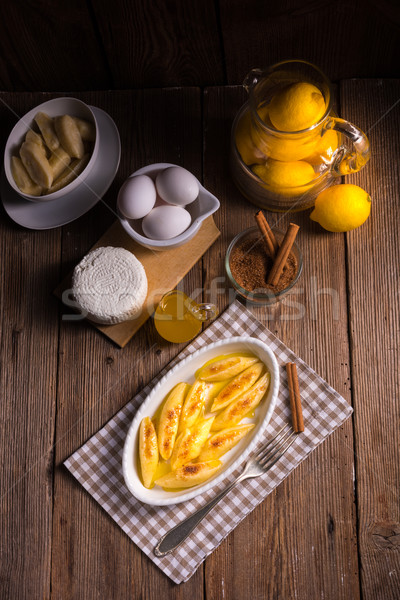 Stok fotoğraf: Patates · gıda · makarna · beyaz · öğle · yemeği