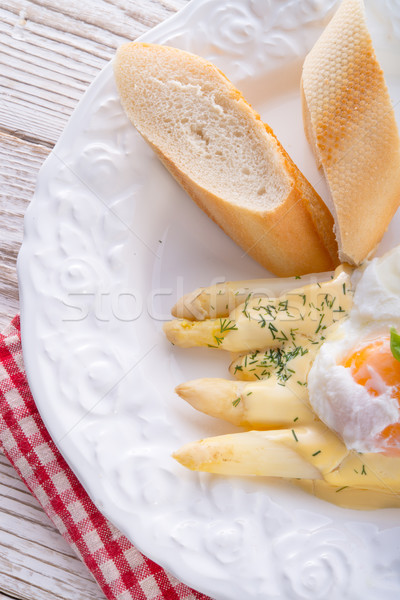 Asparagus with sauce  Stock photo © Dar1930