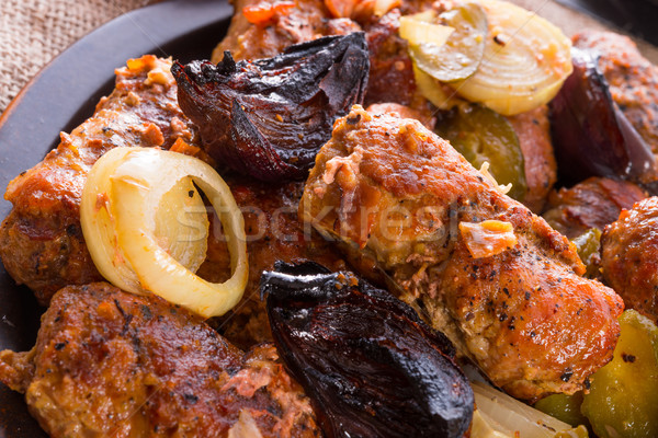 meat beefs olive Stock photo © Dar1930