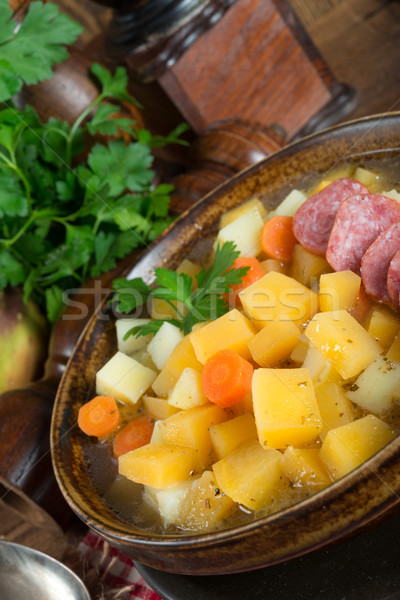 Stock photo: Rutabaga soup