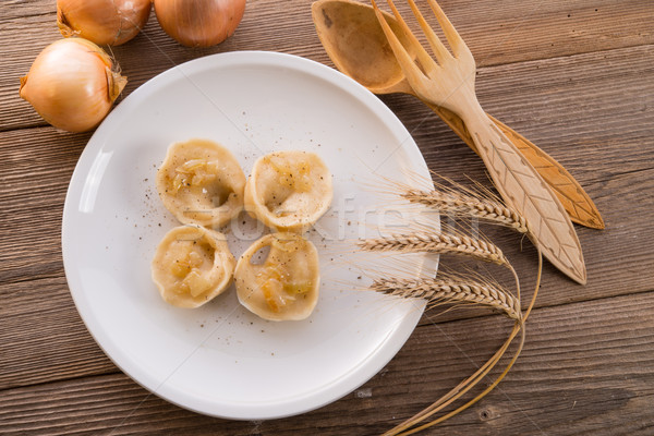 Stock photo:  Pierogi.Polish dish 	