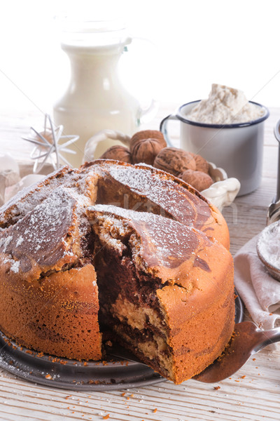 Marble cake Stock photo © Dar1930