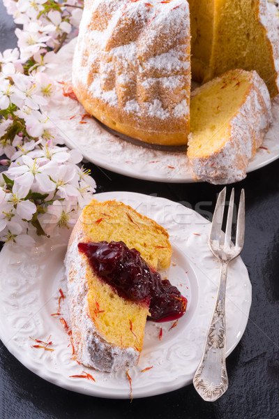 Stock photo: Saffron Easter Babka