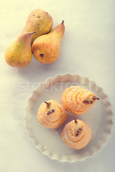 PEAR in pastry Stock photo © Dar1930