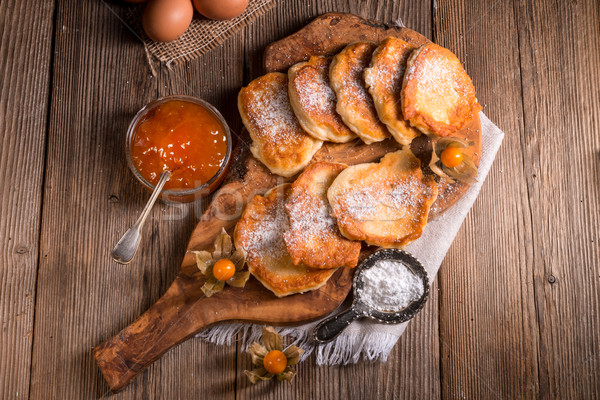 racuchy - Polish yeast pancakes Stock photo © Dar1930