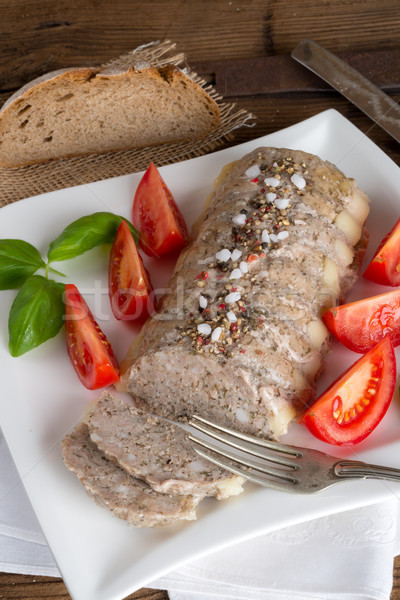 cooked sausage spread Stock photo © Dar1930