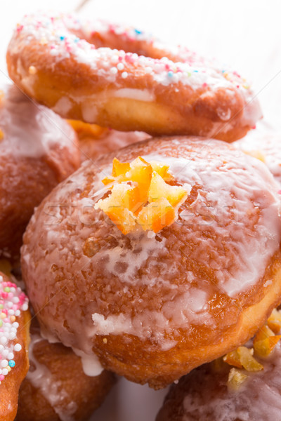 bismarck doughnuts on a plate Stock photo © Dar1930