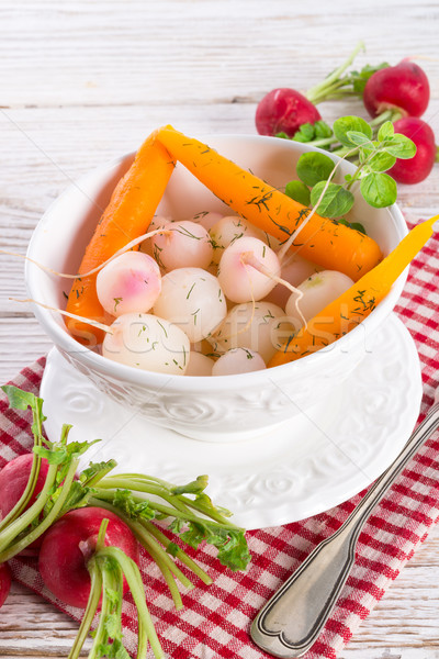 tasty roasted radishes Stock photo © Dar1930