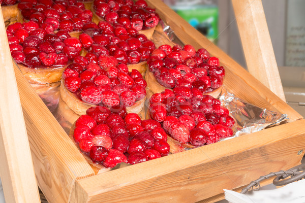 raspberry cake Stock photo © Dar1930