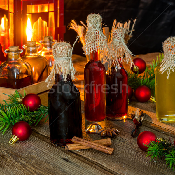 Christmas extracts for baking Stock photo © Dar1930