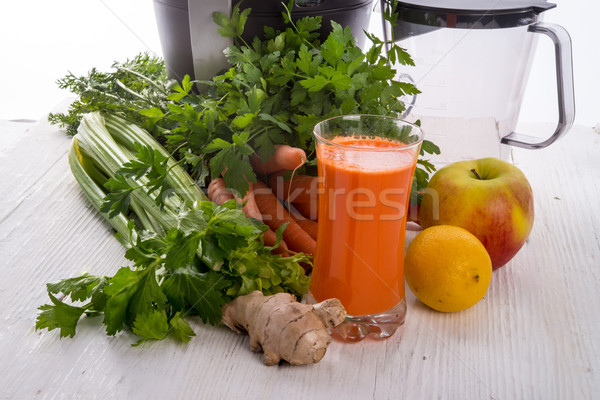 Freshly squeezed vegetable juices Stock photo © Dar1930