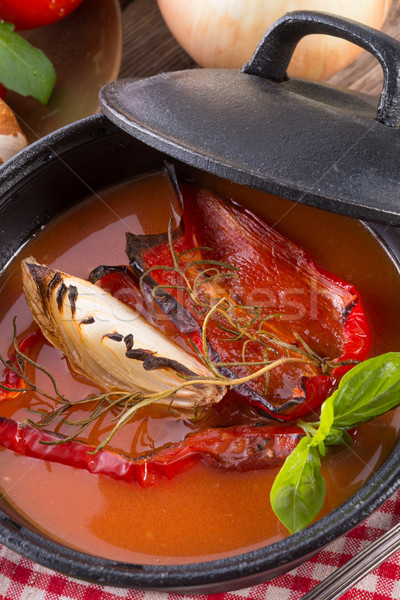 Tomato soup Stock photo © Dar1930