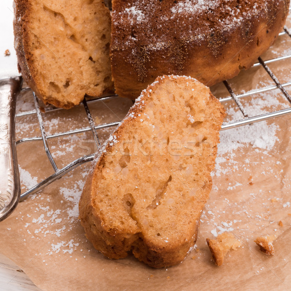 gluten-free cake with rice flour and kaymak Stock photo © Dar1930