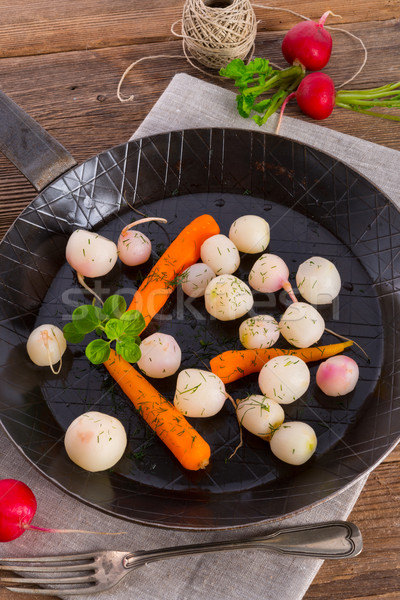 tasty roasted radishes Stock photo © Dar1930