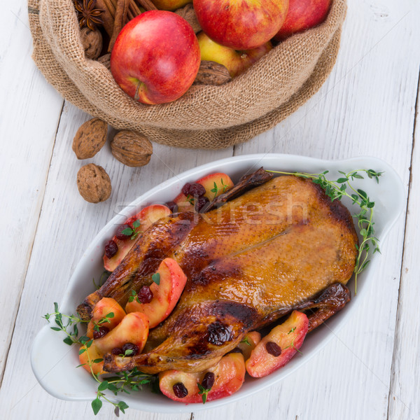 ördek meme gıda restoran kuş kırmızı Stok fotoğraf © Dar1930