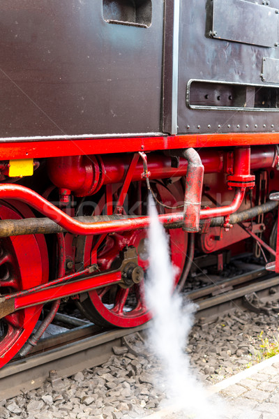 Stock photo: The technology of the steam locomotive