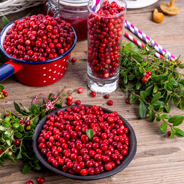 Lingonberries Stock photo © Dar1930