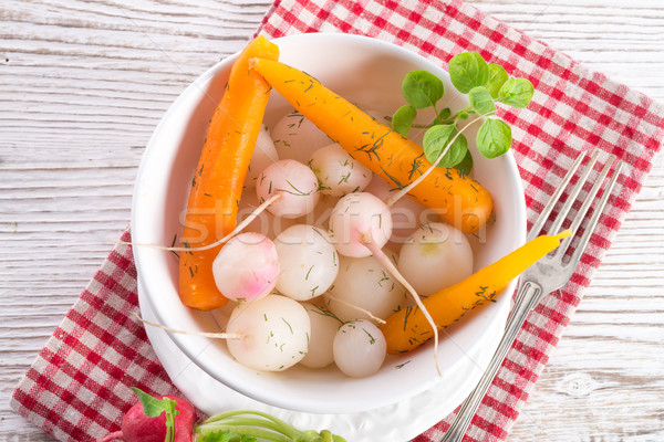 tasty roasted radishes Stock photo © Dar1930