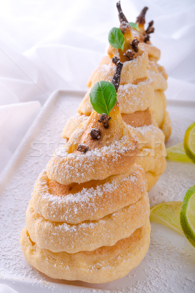 Poire alimentaire maison fruits fond [[stock_photo]] © Dar1930