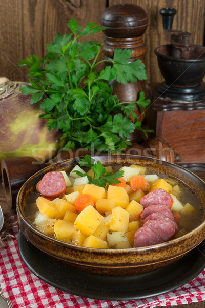 Stock photo: Rutabaga soup