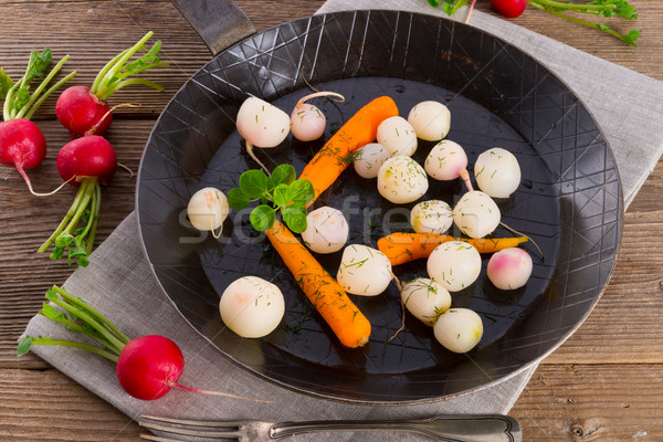 tasty roasted radishes Stock photo © Dar1930