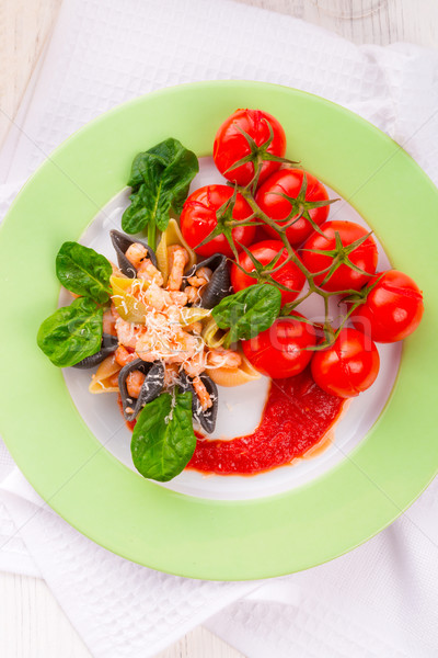 Foto stock: Rústico · comida · restaurante · salada · asiático