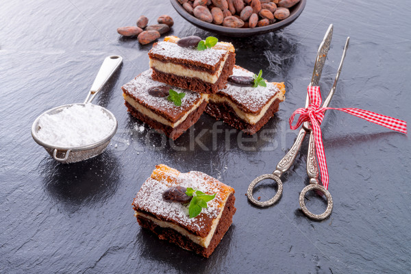 Chocolat alimentaire maison gâteau fromages [[stock_photo]] © Dar1930