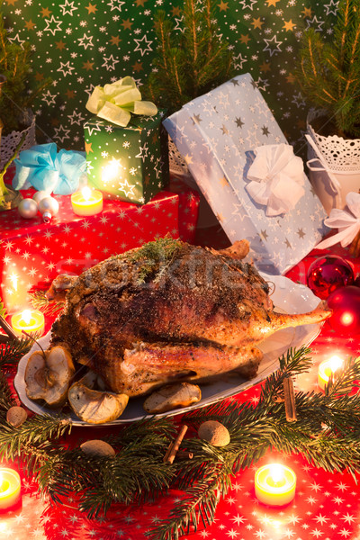 Christmas goose Stock photo © Dar1930