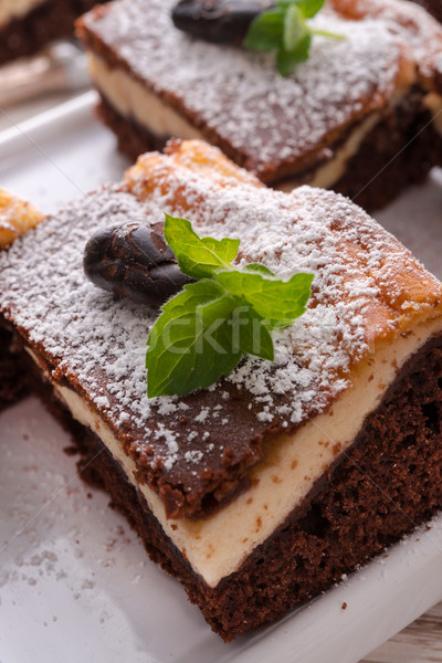 Chocolat alimentaire maison gâteau fromages [[stock_photo]] © Dar1930