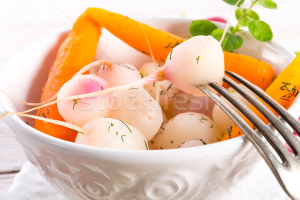 tasty roasted radishes Stock photo © Dar1930