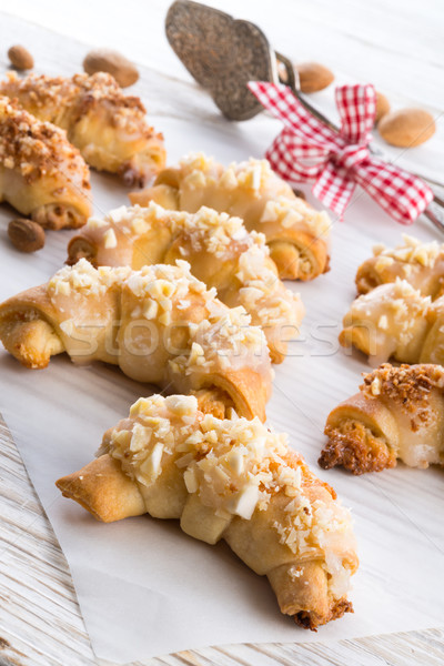 Sweetness Mini almond croissant Stock photo © Dar1930