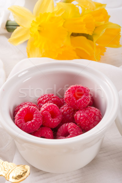 Raspberry harvest Stock photo © Dar1930