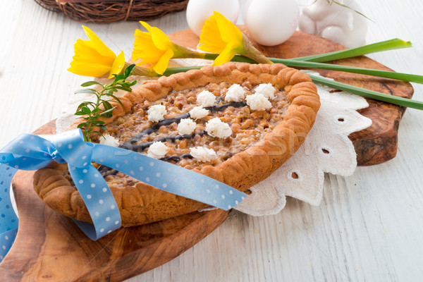 Polish Mazurek decorated for Easter Stock photo © Dar1930