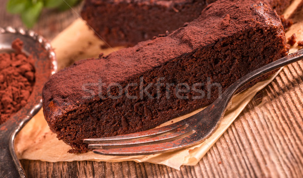 Chocolade kabouter groep dessert taart suiker Stockfoto © Dar1930
