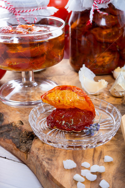  Dried tomatoes in olive oil. Stock photo © Dar1930