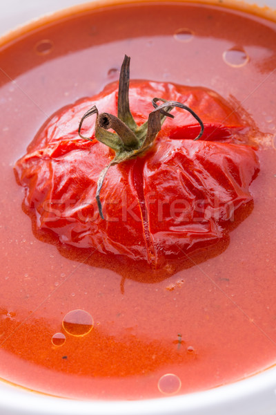 томатный суп продовольствие фон красный овощей еды Сток-фото © Dar1930