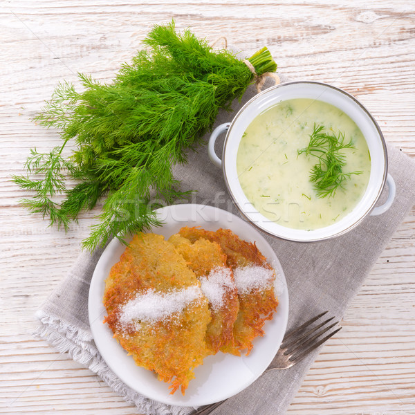 Stock photo: Dill soup 