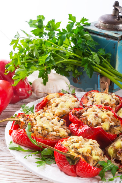 paprika with rice fullly Stock photo © Dar1930