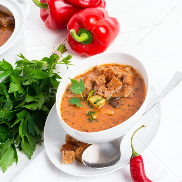 Oxtail soup Stock photo © Dar1930