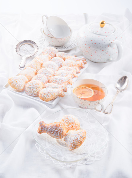 fresh baked madeleines cookies Stock photo © Dar1930