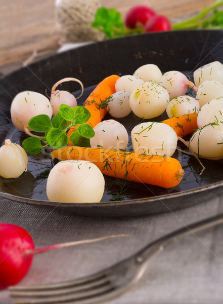 tasty roasted radishes Stock photo © Dar1930